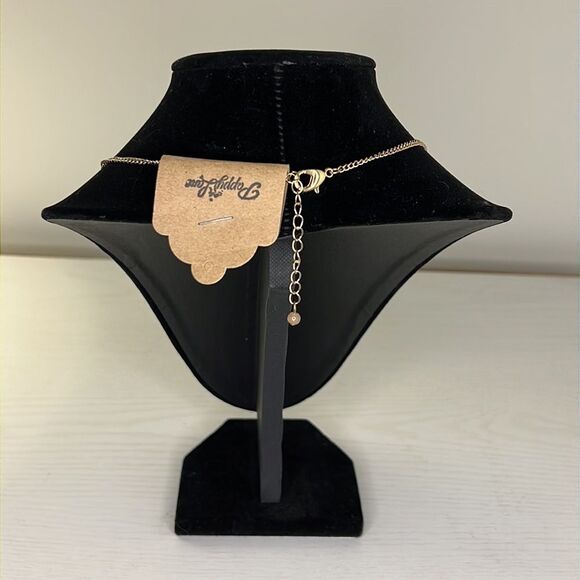 Gold and Animal Print Necklace, NWT - Picture 2 of 3